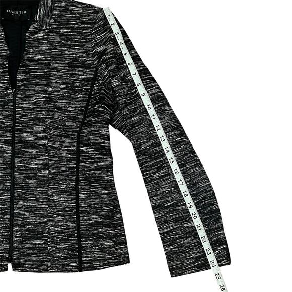 Lafayette 148 New York Meryl Zip Front Jacket - Picture 10 of 13